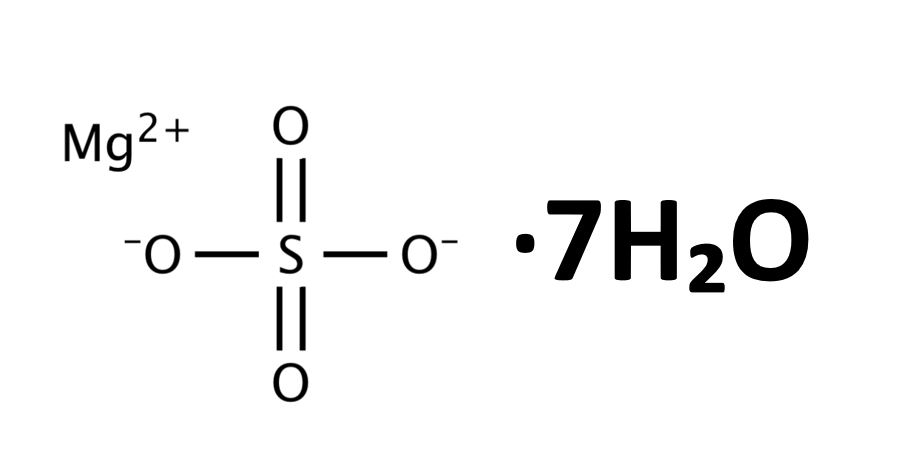 Magnesium Sulfate Chemical Structure 7166